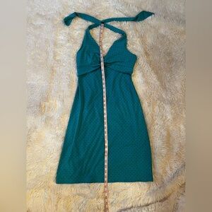 Teal Halter Dress
